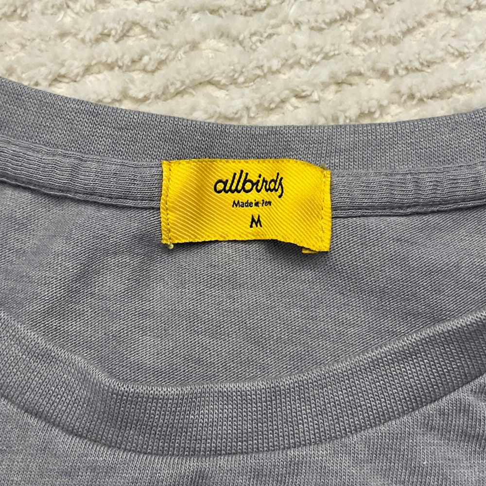 Allbirds Anytime Long Sleeve Tee Size Medium - Picture 3 of 9